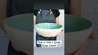 This is how I glaze my large bowls, and a couple tricks I’ve learned over the years. 