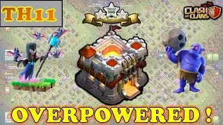 TH11 Golem Bowler Witch with Zap Quake | OVERPOWERED 🔥 | Best TH11 Attack Strategies 2023 | COC