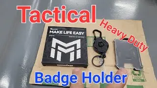 Tactical Heavy Duty ID Badge Holder 