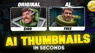 Make THUMBNAILS Using AI 🔥| Viral AI THUMBNAILS | New AI Tools For Thumbnail