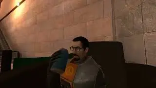 Гордон Фримен пьет воду (Анимация GMOD 2020)