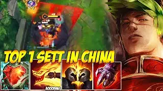 TOP 1 SETT IN CHINA WILD RIFT - ONE SHOT SETT BUILD