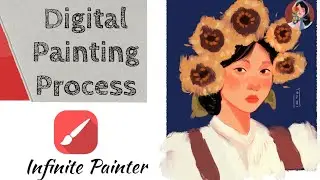 Speed Painting | Minimalist Portrait | Infinite Painter