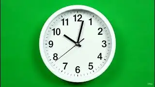 green screen clock 
