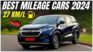 Top 7 Best Mileage Cars To Buy In 2024 (Petrol) | P2 | Most Fuel-Efficient Petrol Cars In India 2024