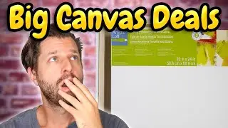 Where & When To Buy BIG Canvases For Cheaper!
