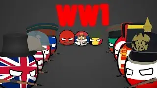 первая мировая война countryballs из пластилина