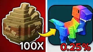 I Opened 100 PRIMAL EGGS For A dinosaur! (Grow A Garden)