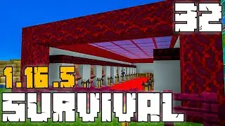 REDSTONE INFINITA CON ALDEANOS - SURVIVAL 1.16.2 -  Capitulo #32