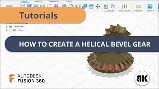 Fusion 360: How to create a Helical Bevel Gear