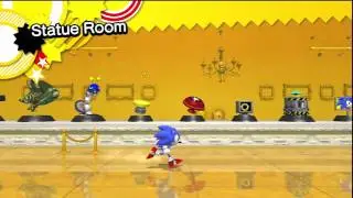 Complete Sonic Generations Statue Room