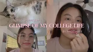 college archives ep 1 ✈️ | glimpse of my college life🩷