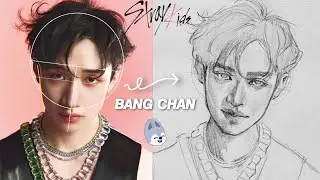 [SKZ] How to Draw StrayKids BangChan step by step