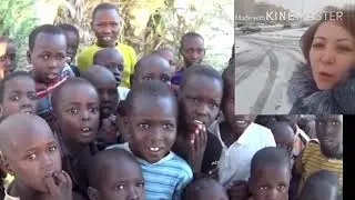 У нас сегодня снег