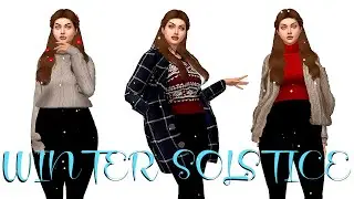 Sims 4 CAS | WINTER SOLSTICE ❄️ + CC List