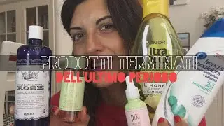Prodotti finiti dell’ultimo periodo