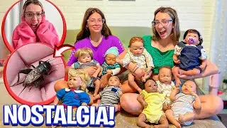 😱 TINHA ATÉ BICHO NO QUE SOBROU DA MINHA COLEÇÃO DE BEBÊS REBORN - NOSTALGIA 🥺🥺