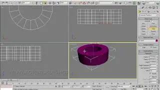 3dsmax Создание трубы. Урок 9