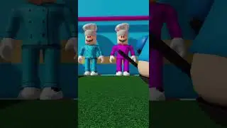 Roblox Boy vs Girl Barry's Prison Run Chase and Jumpscare 🤣💀 