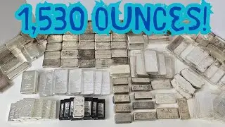 153 Ten Ounce Silver Bars!