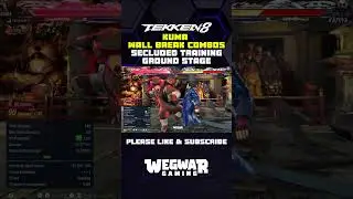 Tekken 8 | Kuma Wall Break Combos - Secluded Training Ground Stage