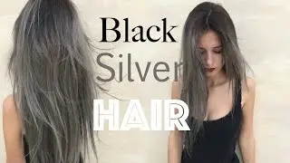 How to: Black Roots Silver Grey Hair | Stella