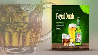 How to design a beer flyer in Photoshop