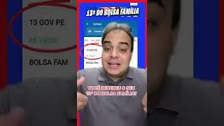13° DO BOLSA FAMÍLIA 2024 COMEÇOU A SER PAGO! #bolsafamilia2024 #novobolsafamilia