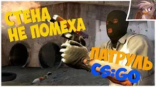 СТЕНА НЕ ПОМЕХА. Патруль CS:GO