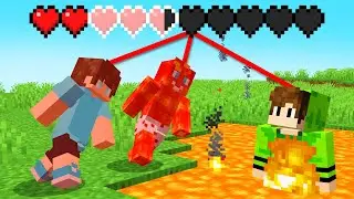 Minecraft, But We Have Shared Health Bar