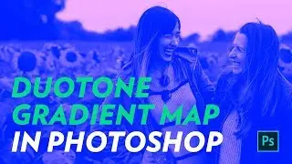 Duotone Effect (Gradient Map) in Photoshop - Tutorial