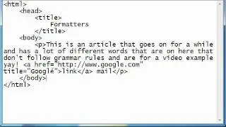 HTML 5: attributes