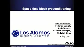 Space-time block preconditioning