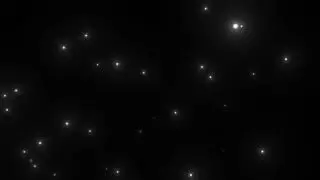 Free White Particle With Deep Glow