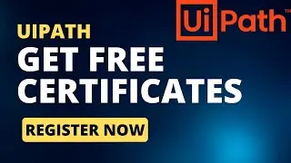 How to Register and get free certification for RPA developer |