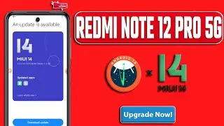How To Update Software In Redmi Note 12 Pro 5G | MIUI 14 Update In Redmi Note 12 Pro 5G | MIUI 14