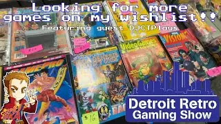 Shopping at the November 2024 Detroit Retro Gaming Show (feat. guest DJCTPlays)