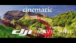 cinematic drone Japan  元乃隅稲成神社  Motonosumiinari Shrine by DJI mavic mini