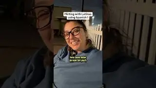 Using Spanish 1 to flirt #latina #comedy #flirting