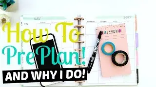 📓Pre Planning in Your Planner 📓