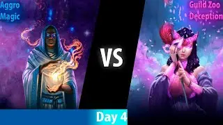 Gods Unchained: Aggro Magic VS Guild Zoo Deception | Aggro Magic Week - Day 4