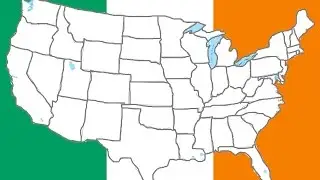 Irish American Immigration History and Cartography (1880)