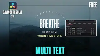 How To Make Awesome Multi-Text Titles in DaVinci Resolve 20 | Free