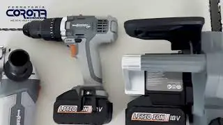Kit Electro Sierra, Esmeriladora y Rotomartillo inalámbricos, Gladiator 🔋