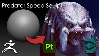 Predator Zbrush Timelapse