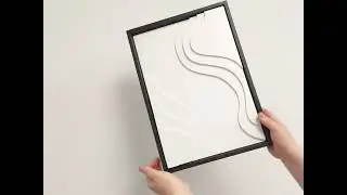 Relief mit Schwarzem Rahmen