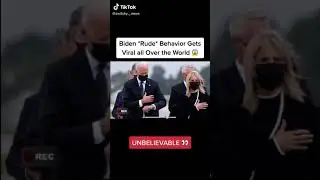 Joe Biden Rude behavior gets viral all over the world😱🇺🇸