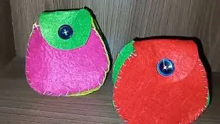DIY кошелёк из фетра