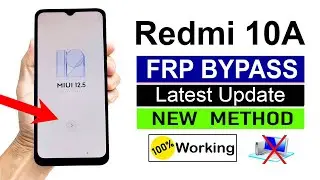Redmi 10A FRP Unlock/ Google Account Bypass - NEW METHOD (Without Pc)