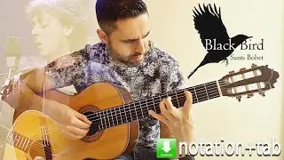 Black Bird (The Beatles) solo guitar cover - Santi Bobet